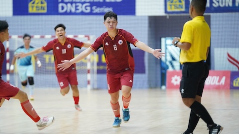 Thái Sơn Nam ‘dội mưa bàn’ thắng ở lượt 3 giải futsal VĐQG U20 năm 2026